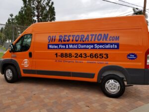Disaster Restoration van